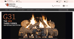 Desktop Screenshot of petersonfirelogs.com