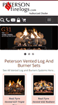 Mobile Screenshot of petersonfirelogs.com